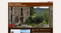 Desktop Screenshot of maslacasanova.es